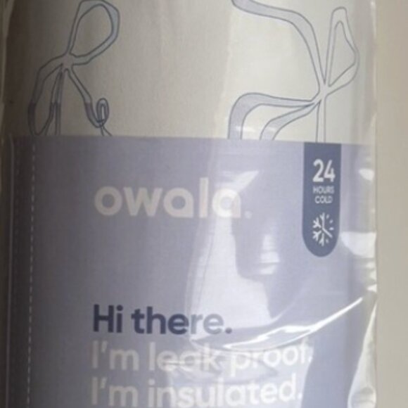 Brand-new Owala FreeSip 32oz Water Bottle in the Tied & True Blue Bows - Picture 5 of 5